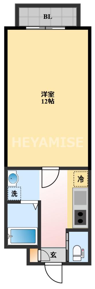 プチメゾン栄田パート2(1K/2階)の間取り写真