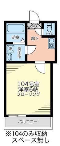 EL GALAN(1K/3階)の間取り写真