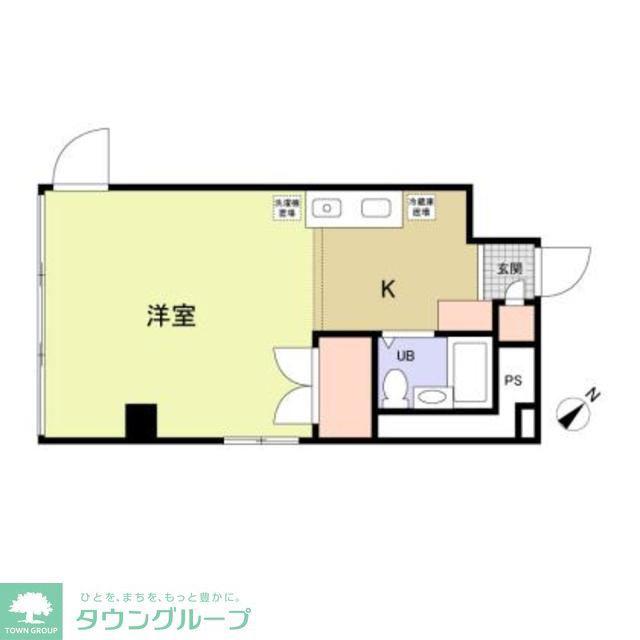 BLDGS SATO(1K/2階)の間取り写真