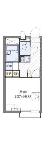 レオパレスK(1K/2階)の間取り写真