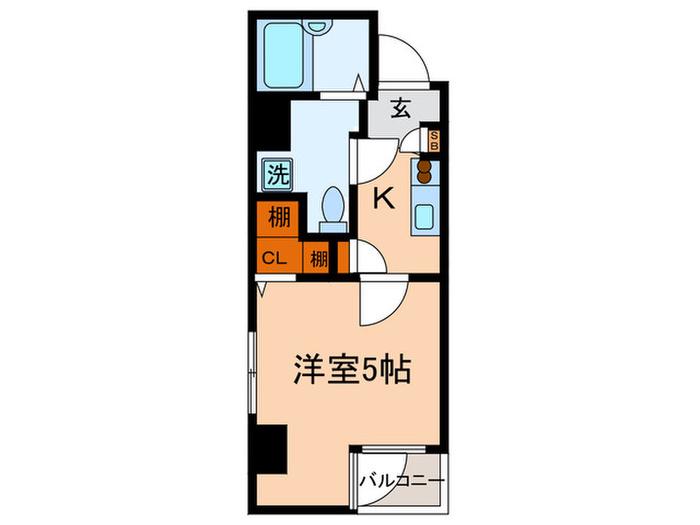 アーバイル文京本駒込(1K/2階)の間取り写真