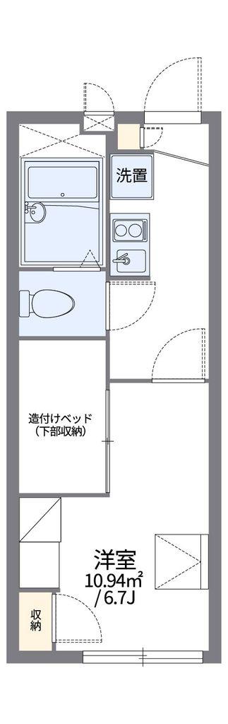 レオパレスリリー(1K/2階)の間取り写真