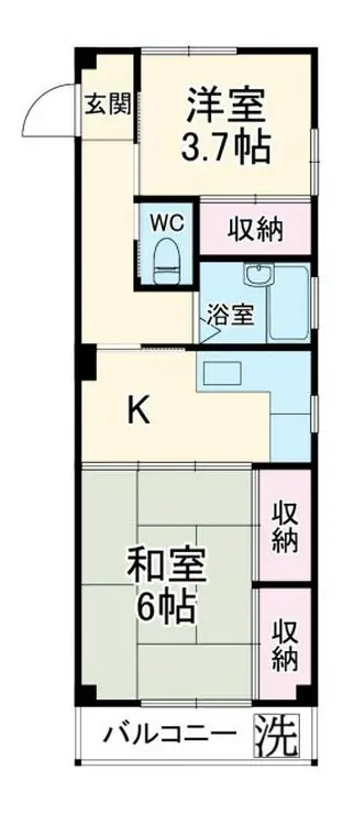 アイビュー東川口 3階階 間取り
