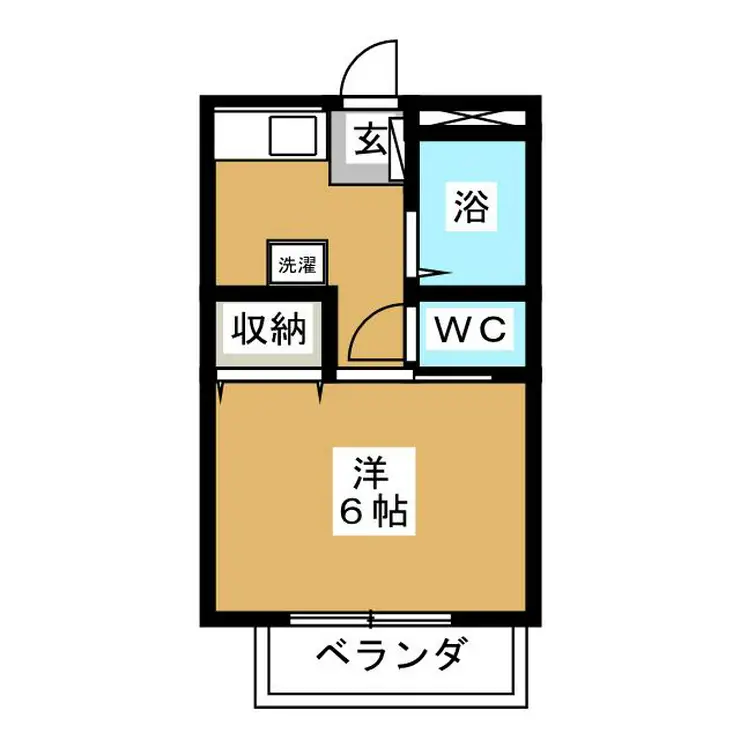 コンフォートアサヒナ 2階階 間取り