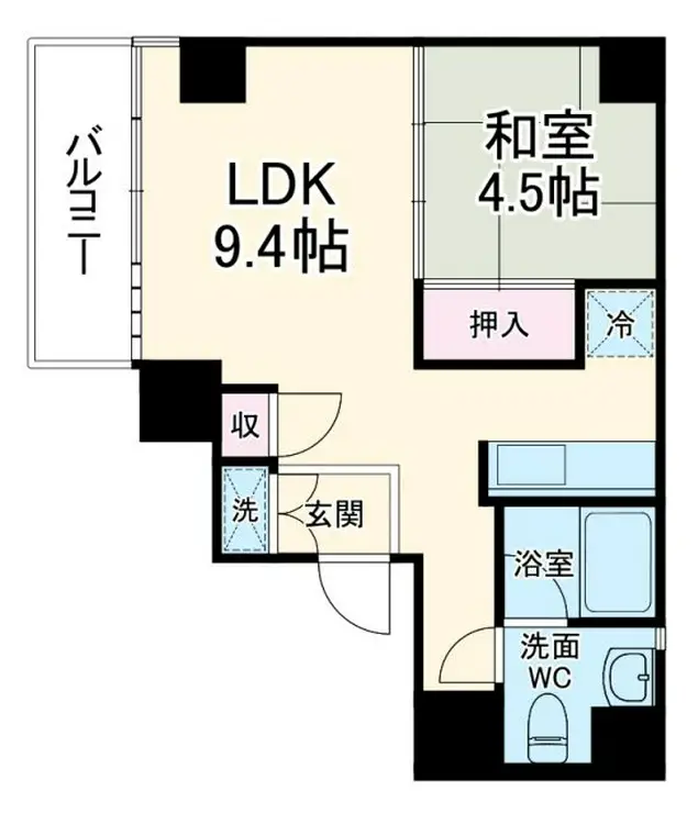 ヴィラMG 5階階 間取り