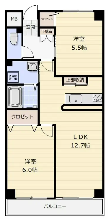 グランドハイツ森 3階階 間取り