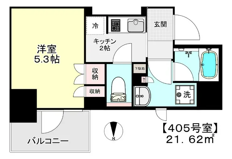 ピアース武蔵小杉EAST 4階階 間取り