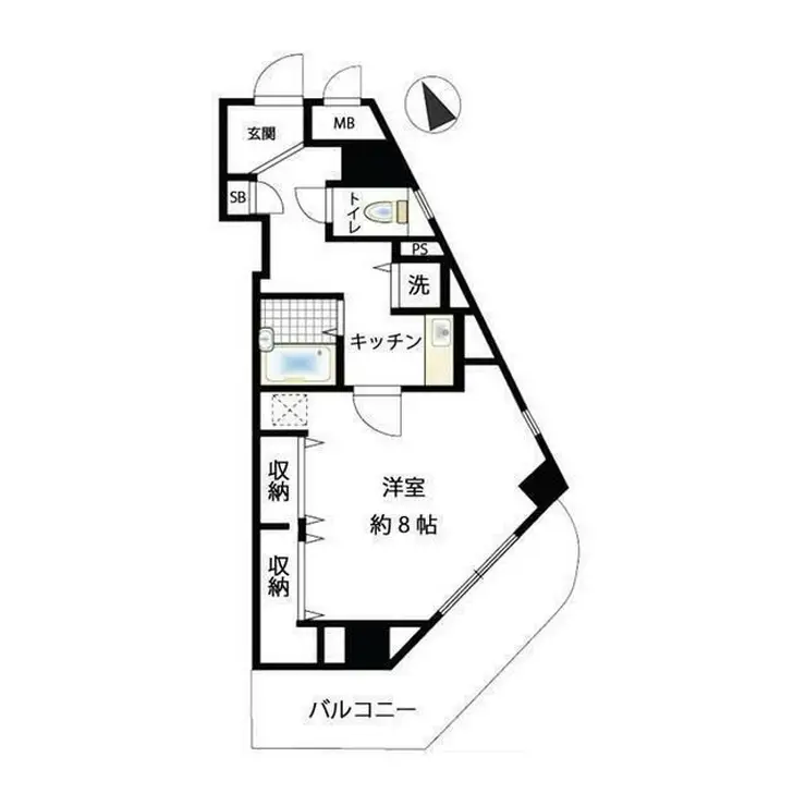 エクセレンスコート橘 2階階 間取り