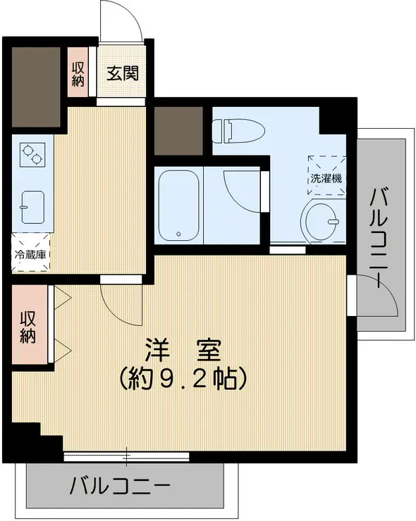 コンフォラス千石 8階階 間取り