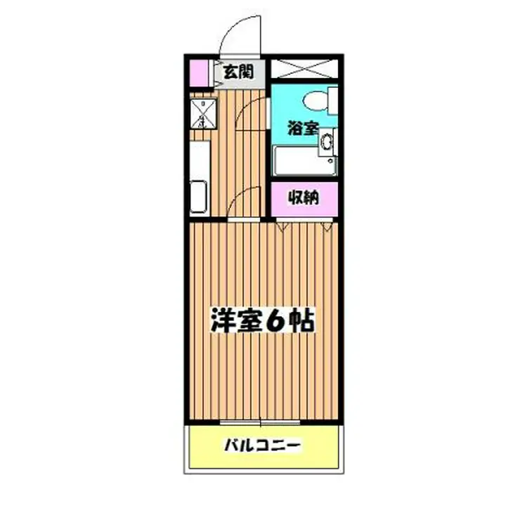 メゾン・ド・オンブラージュ 1階階 間取り