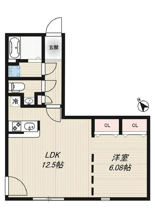 Branche武蔵小山 1階階 間取り