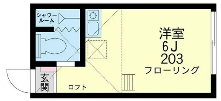 ユナイト鶴見イスタンブール 2階階 間取り
