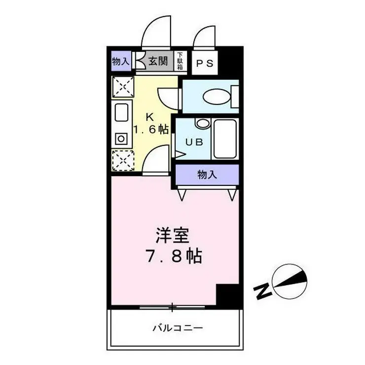 ベルデュール宮前平 5階階 間取り