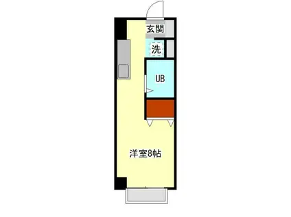 マーベラス91(ワンルーム/3階)の間取り写真