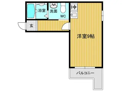 リアライズ新大阪駅東(1DK/8階)の間取り写真