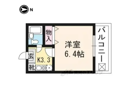 森マンションVI(1K/4階)の間取り写真