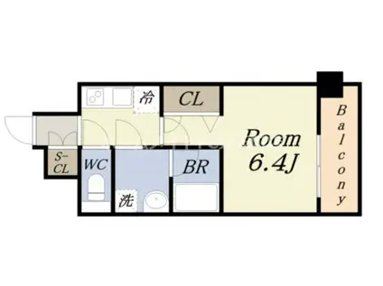 レオンコンフォート九条アルバ(1K/3階)の間取り写真