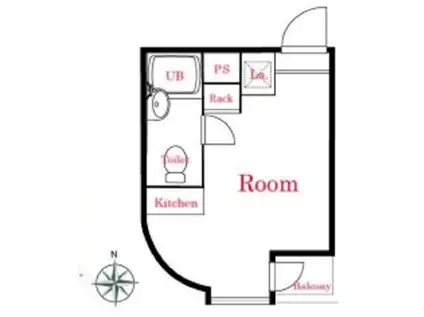 トップ蒲田第3(ワンルーム/3階)の間取り写真