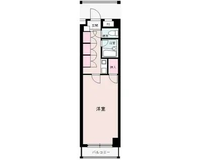 ステアーズアパートメント(1K/3階)の間取り写真