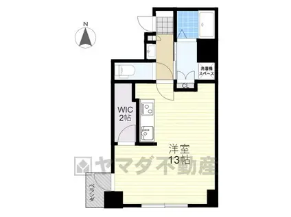 イースト CONCIE(ワンルーム/7階)の間取り写真