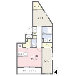 RESIDENCE DE 池下(2LDK/2階)の間取り写真