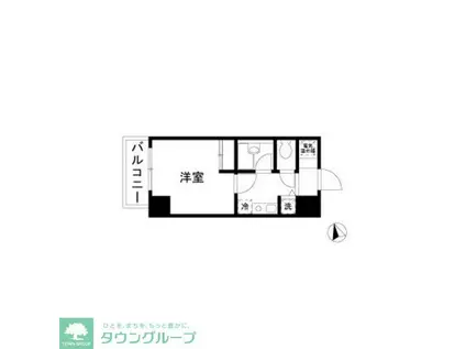 URBAN LINK蒲田(1K/10階)の間取り写真