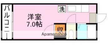 アビターレ新屋敷(ワンルーム/4階)の間取り写真