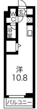 スパシエベルタ板橋本町(ワンルーム/4階)の間取り写真