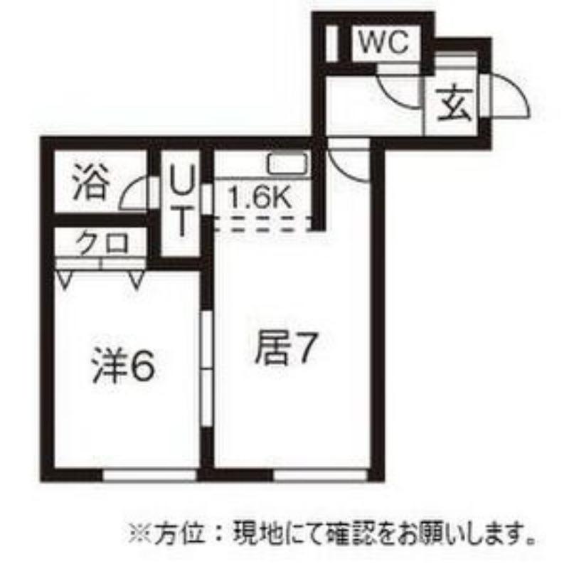 ファクター・ローズ(1LDK/2階)の間取り写真