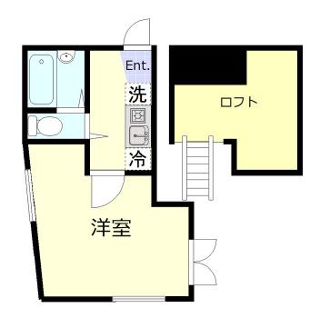 アジュール中野(1K/1階)の間取り写真