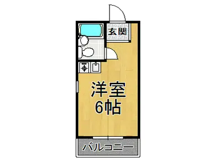ダイドーメゾン塚口(ワンルーム/4階)の間取り写真