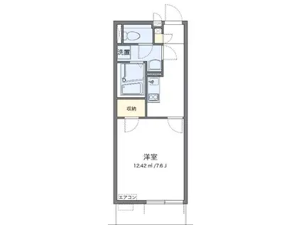 ポモドーロ(1K/1階)の間取り写真