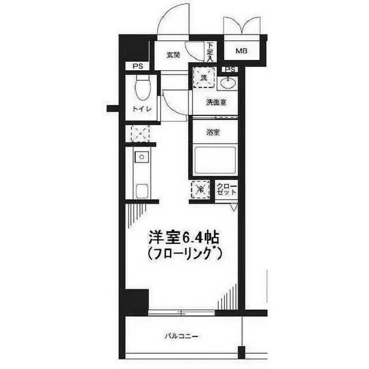 パルメゾン見次公園 4階階 間取り