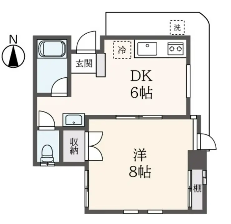 KTMマンション西小山 3階階 間取り