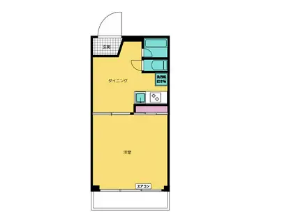 ニュー野村マンション(1DK/3階)の間取り写真