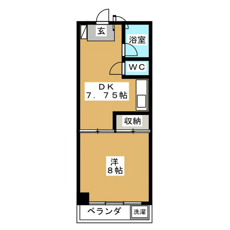 ニュー野村マンション 3階階 間取り