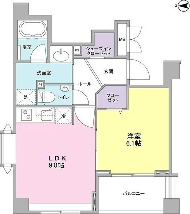 ソアラノーム北浦和 4階階 間取り