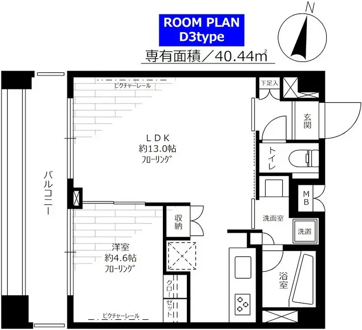 ステージグランデ錦糸町 6階階 間取り