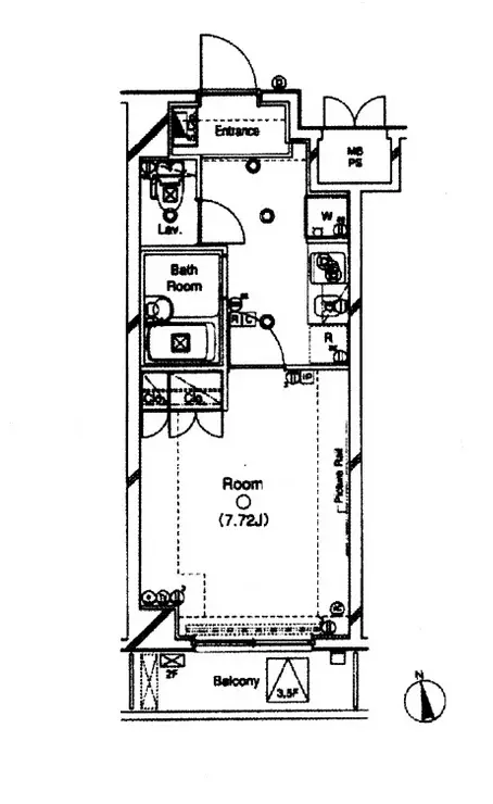 レジオス世田谷尾山台 4階階 間取り