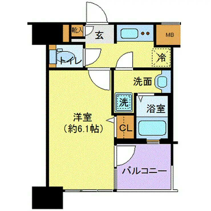 プレール天王洲アイル弐番館 7階階 間取り