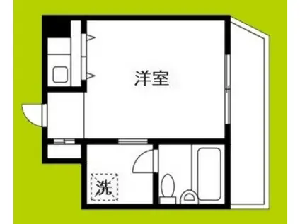 朝日プラザ夕陽丘III(ワンルーム/10階)の間取り写真