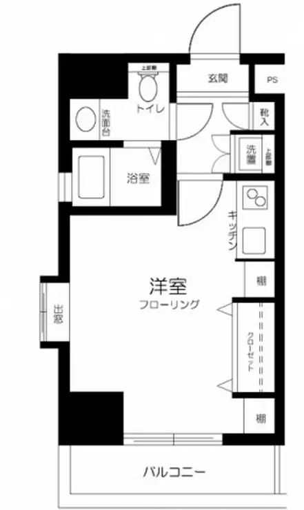 スカイコート両国壱番館 4階階 間取り