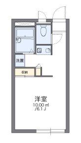 レオパレスエルドラード(1K/2階)の間取り写真