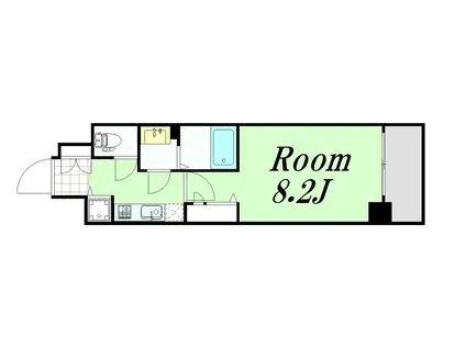 レゲスタ大阪レジデンス(1K/7階)の間取り写真