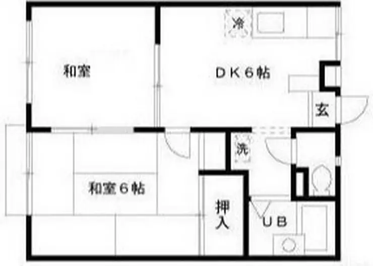 エステートピアフラワー 1階階 間取り