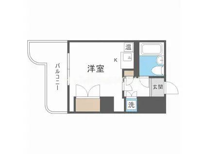 フォーラム都島内代駅前(ワンルーム/5階)の間取り写真