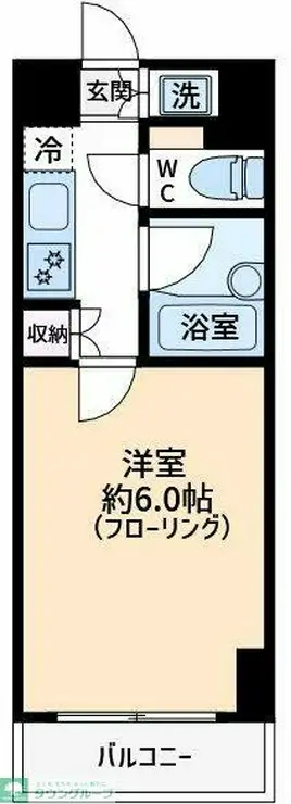 ルーブル方南町 5階階 間取り