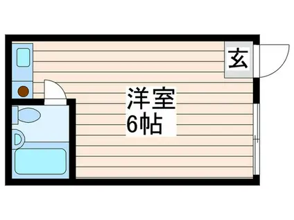 マーサ中村橋(ワンルーム/1階)の間取り写真
