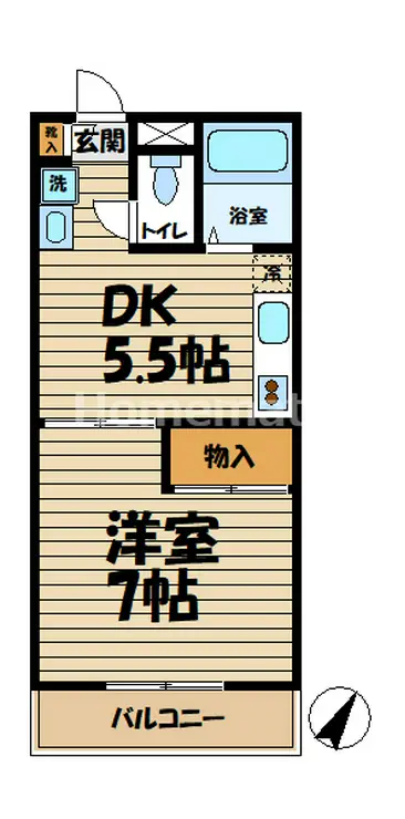 メゾンプリムラ 2階階 間取り