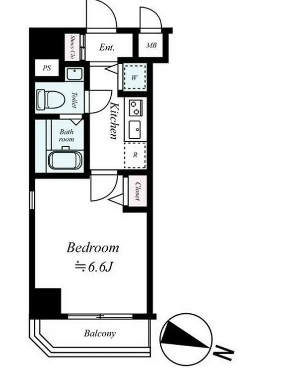 ラ・エテルノ横浜関内 9階階 間取り